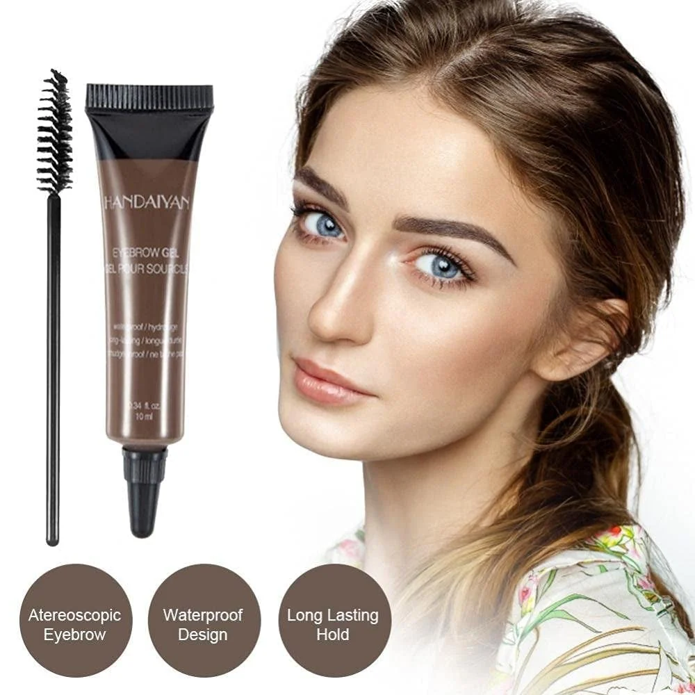 ⏳Last Day Buy 1 Get 1 Free ⭐Long-lasting Waterproof Smudge-proof Liquid Eyebrow Gel/Tint(With Free Brush) - Image 3