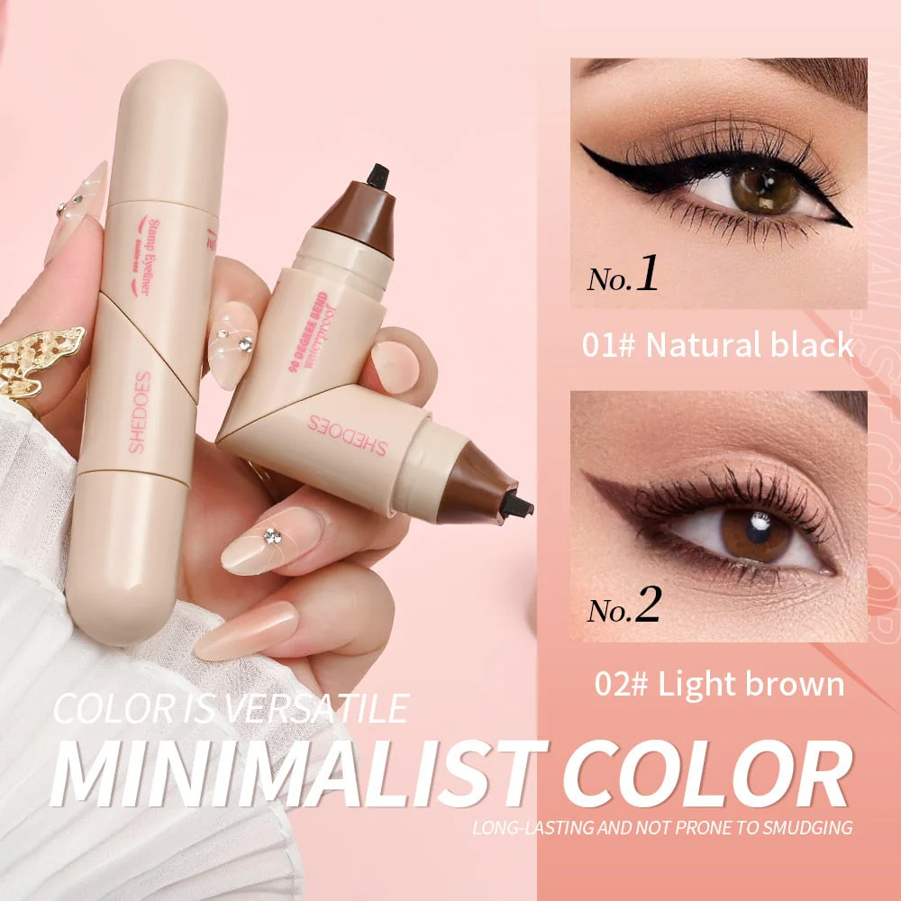 🏆BUY 1 GET 1 FREE✨Quick dry smudge proof liquid liner long lasting lazy makeup tool💖 - Image 4