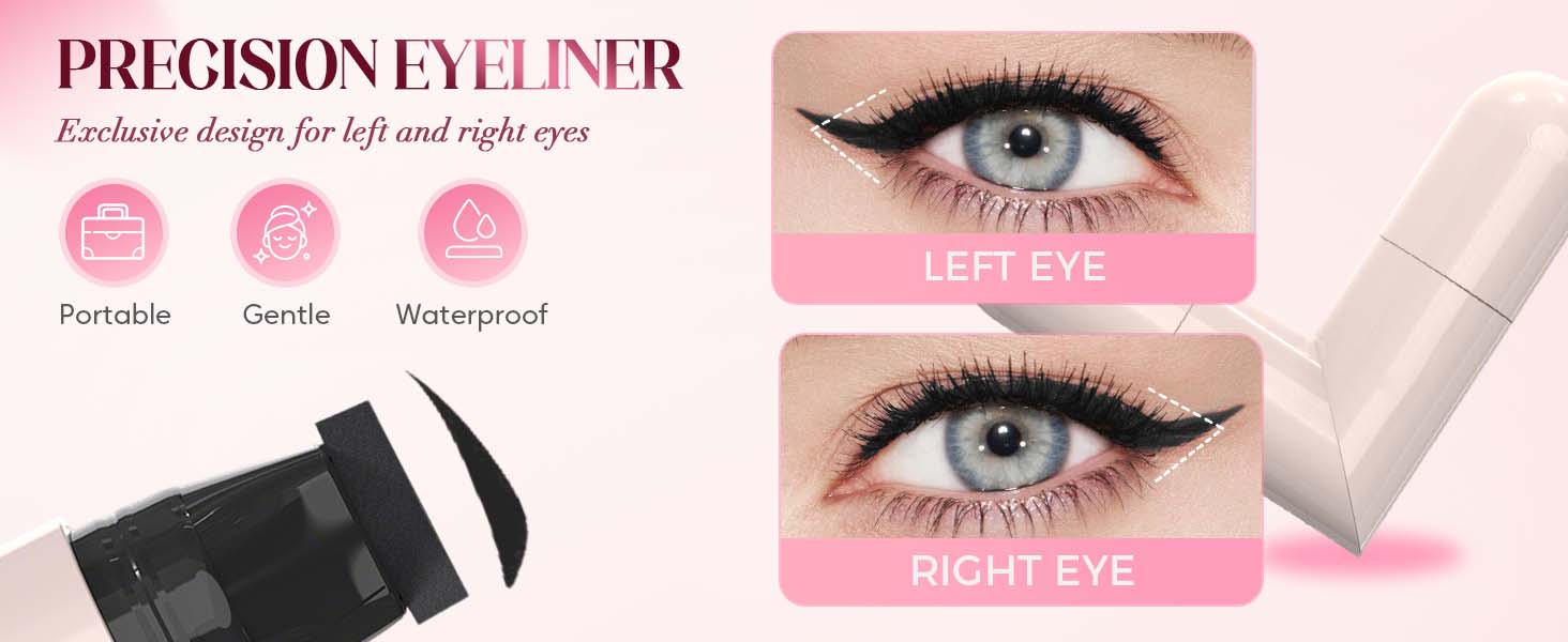 🏆BUY 1 GET 1 FREE✨Quick dry smudge proof liquid liner long lasting lazy makeup tool💖 - Image 5