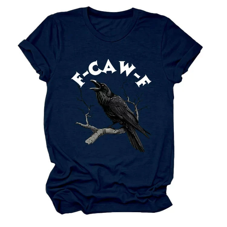 🏆LAST DAY SALE: Only £10.99!!🔥 Humorous Crow Graphic T-Shirt – Say It With a Caw! - Image 20