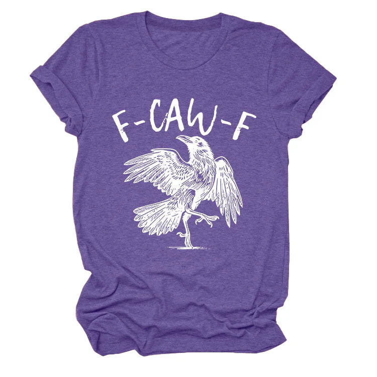🏆LAST DAY SALE: Only £10.99!!🔥 Humorous Crow Graphic T-Shirt – Say It With a Caw! - Image 21