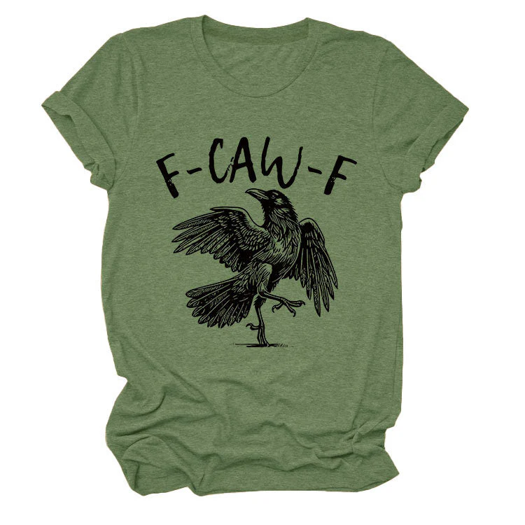 🏆LAST DAY SALE: Only £10.99!!🔥 Humorous Crow Graphic T-Shirt – Say It With a Caw! - Image 22