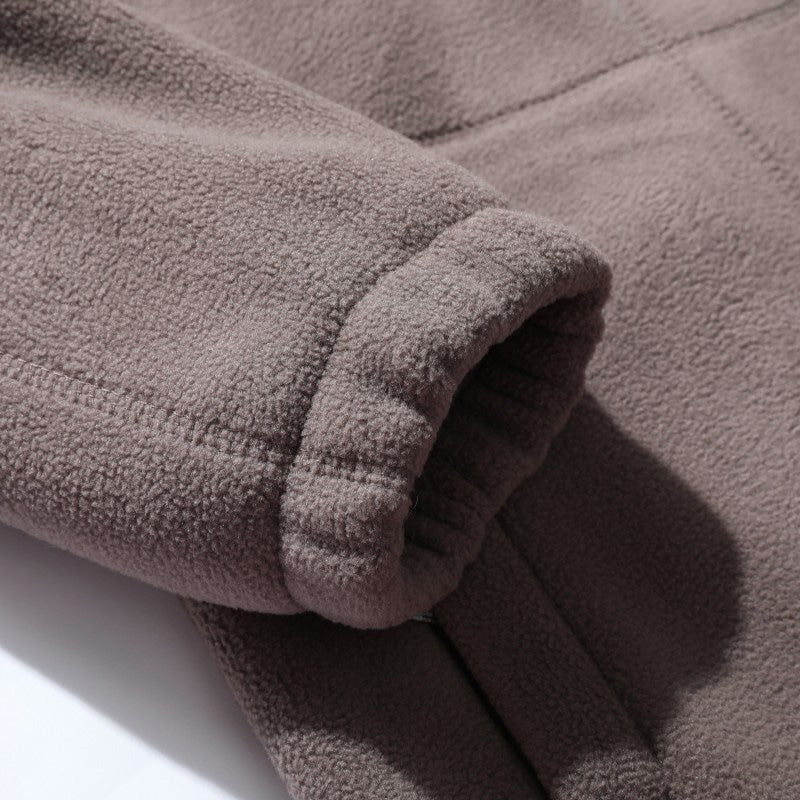 🎅Christmas Pre-Sale🎁Men's Double-Faced Faux Fleece Warm Hooded Jacket - Image 16