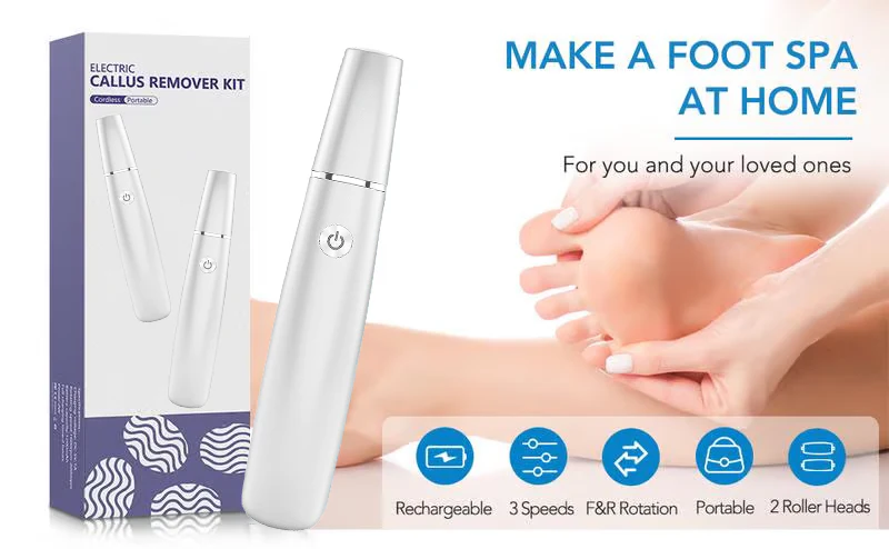 🔥Last Day Special Price £9.99!!💥🎁Portable Electric Feet Callus Remover - Image 5