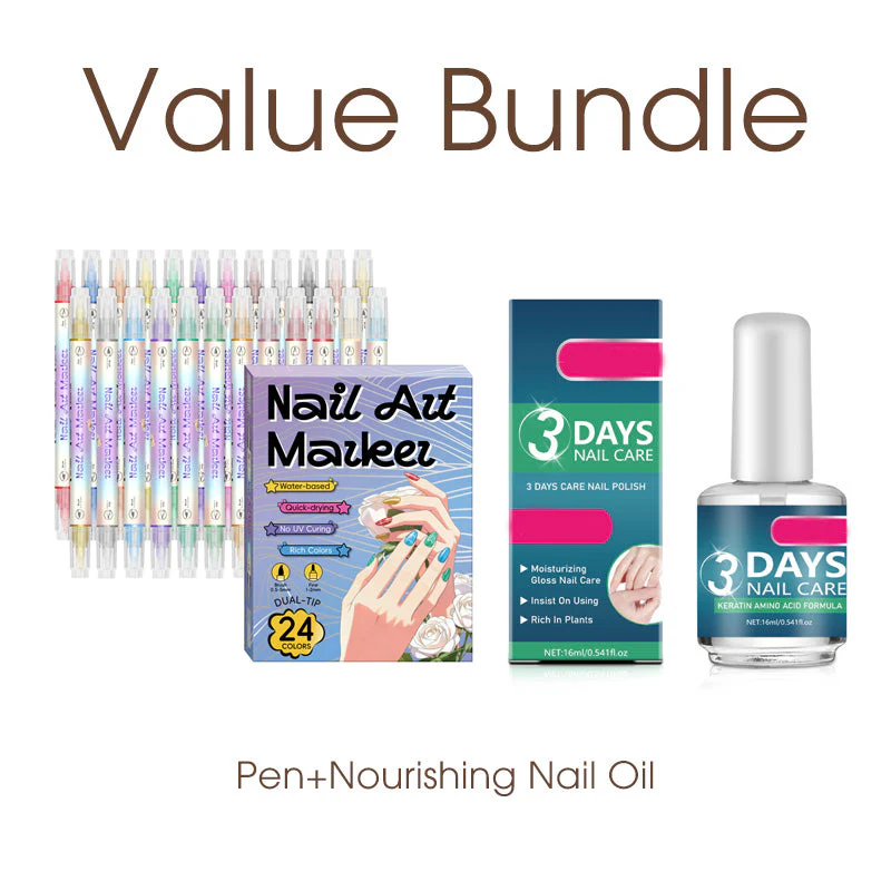 🎨Last Day Special Price:£ 8.99💞50K+ SOLD!✨Dual-Tip Nail Art Marker Pen Set Quick‑dry, no UV lamp. Fine & brush tips. 12/24 vibrant colors. Easy DIY at home. No smudges, just art! 💅🖌️ - Image 12