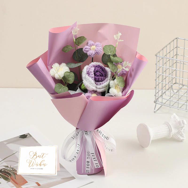 🌸✨Mother's Day Special Offer 50% OFF🔥Handmade Delicate Crochet Flower Bouquet - Image 17