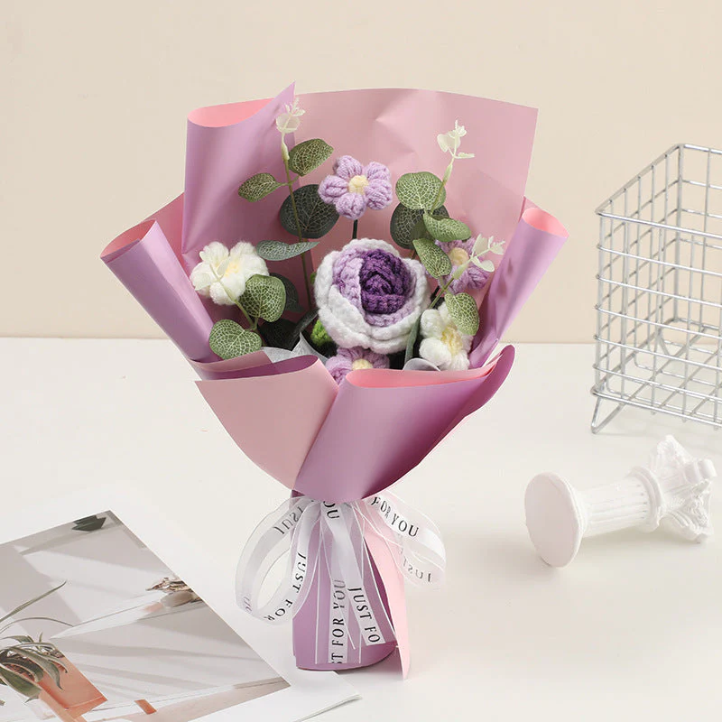 💐Mother's Day Special Sale 50% OFF!!💕Handmade Delicate Crochet Flower Bouquet - Image 15