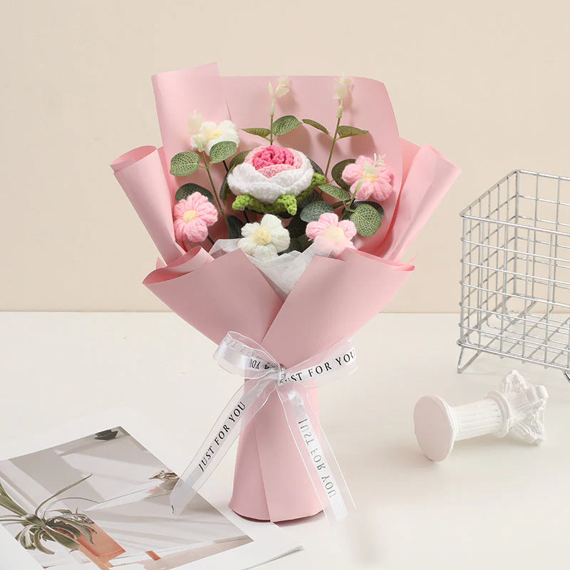 💐Mother's Day Special Sale 50% OFF!!💕Handmade Delicate Crochet Flower Bouquet - Image 3
