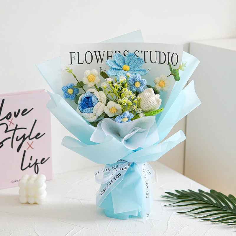 💐Mother's Day Special Sale 50% OFF!!💕Handmade Delicate Crochet Flower Bouquet - Image 6