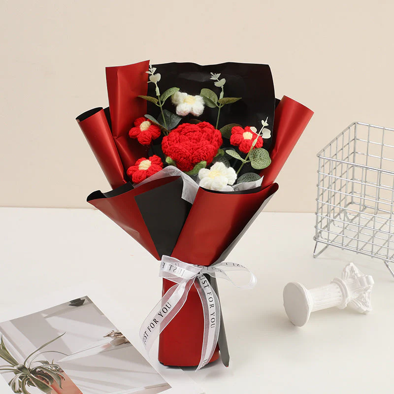 🌸✨Mother's Day Special Offer 50% OFF🔥Handmade Delicate Crochet Flower Bouquet - Image 2