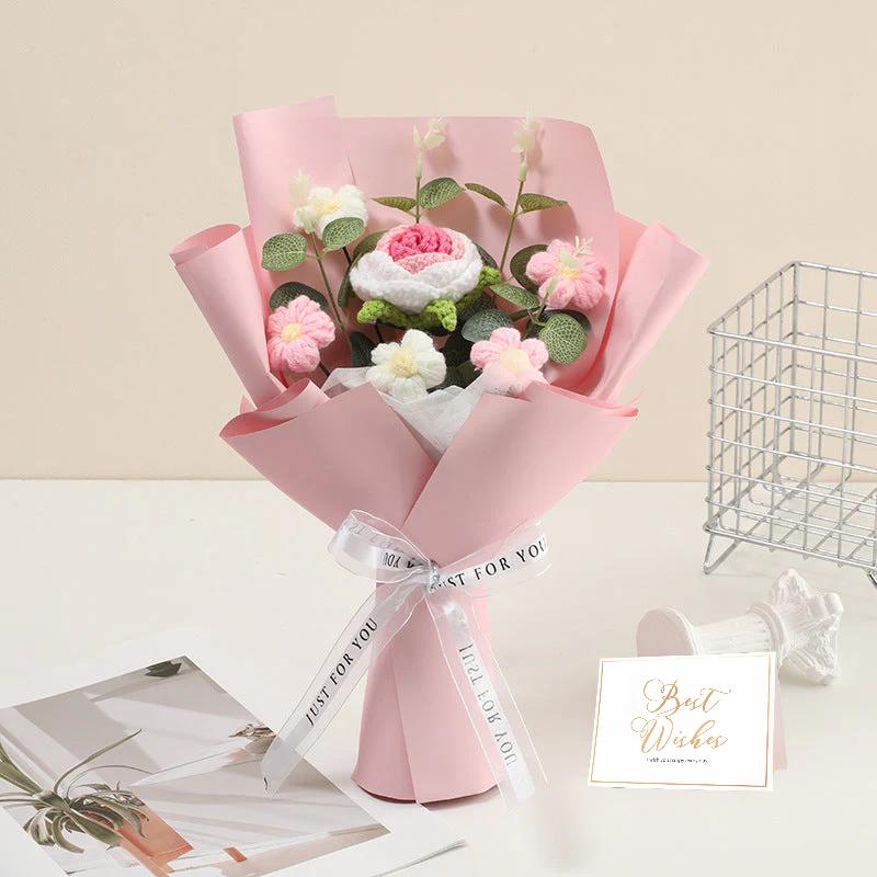 🌸✨Mother's Day Special Offer 50% OFF🔥Handmade Delicate Crochet Flower Bouquet - Image 20