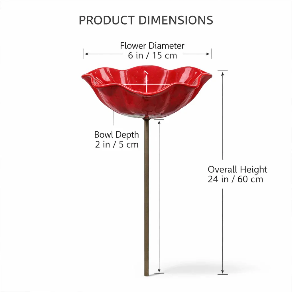💖🎁2026 Hot Sale 50% Off🌺Handmade Metal Flower Garden Stake🐦 - Image 16