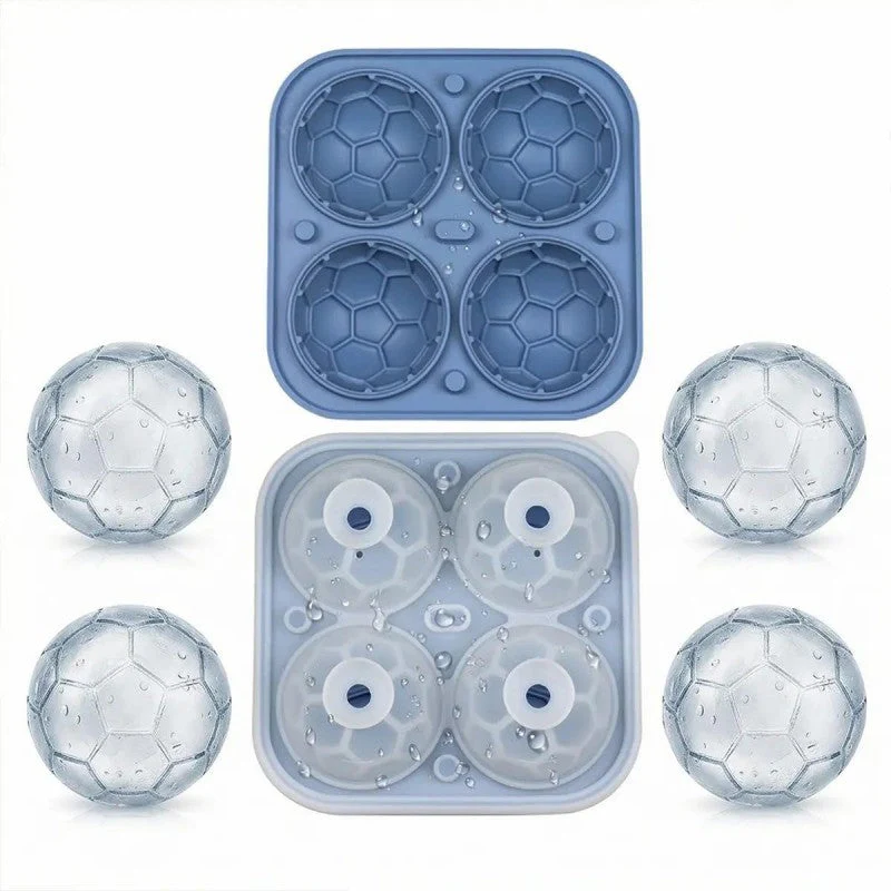⚽🏆Last Day Special Price ￡7.99!!💥Football Shape Silicone Ice Ball Mold - Image 10