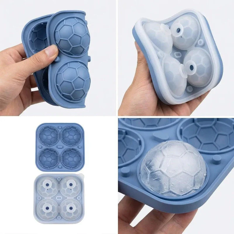 ⚽🏆Last Day Special Price ￡7.99!!💥Football Shape Silicone Ice Ball Mold - Image 8