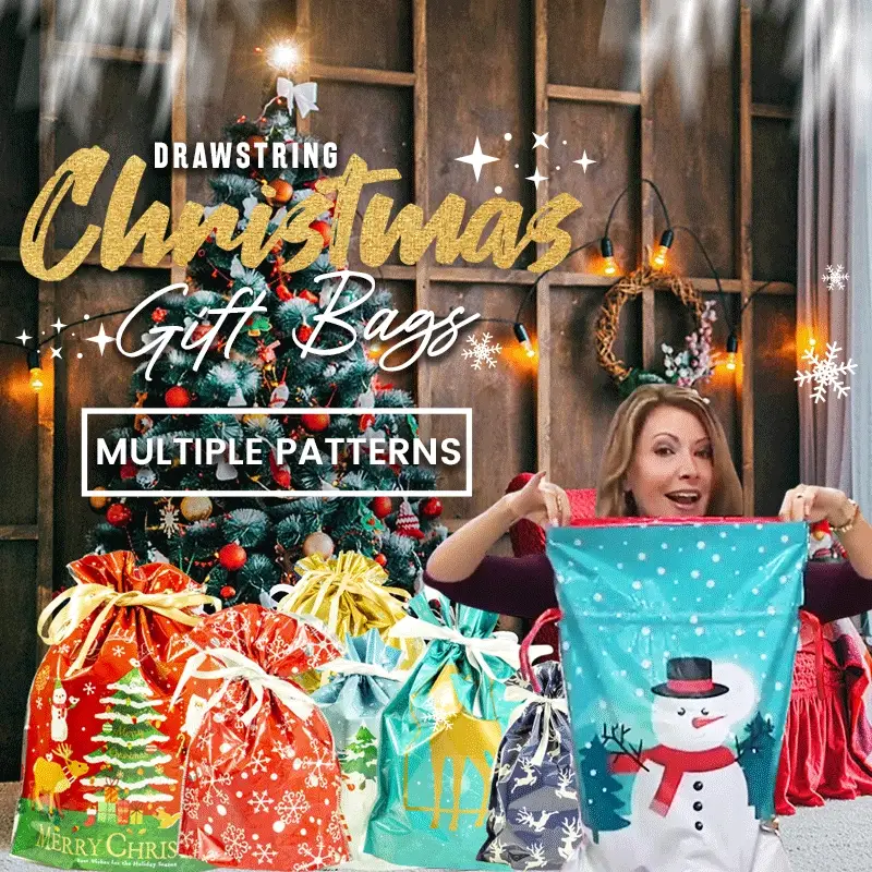 🎁Christmas Sale 49% OFF!🎅The World’s Best Christmas Gift Bag With Drawstring🎁