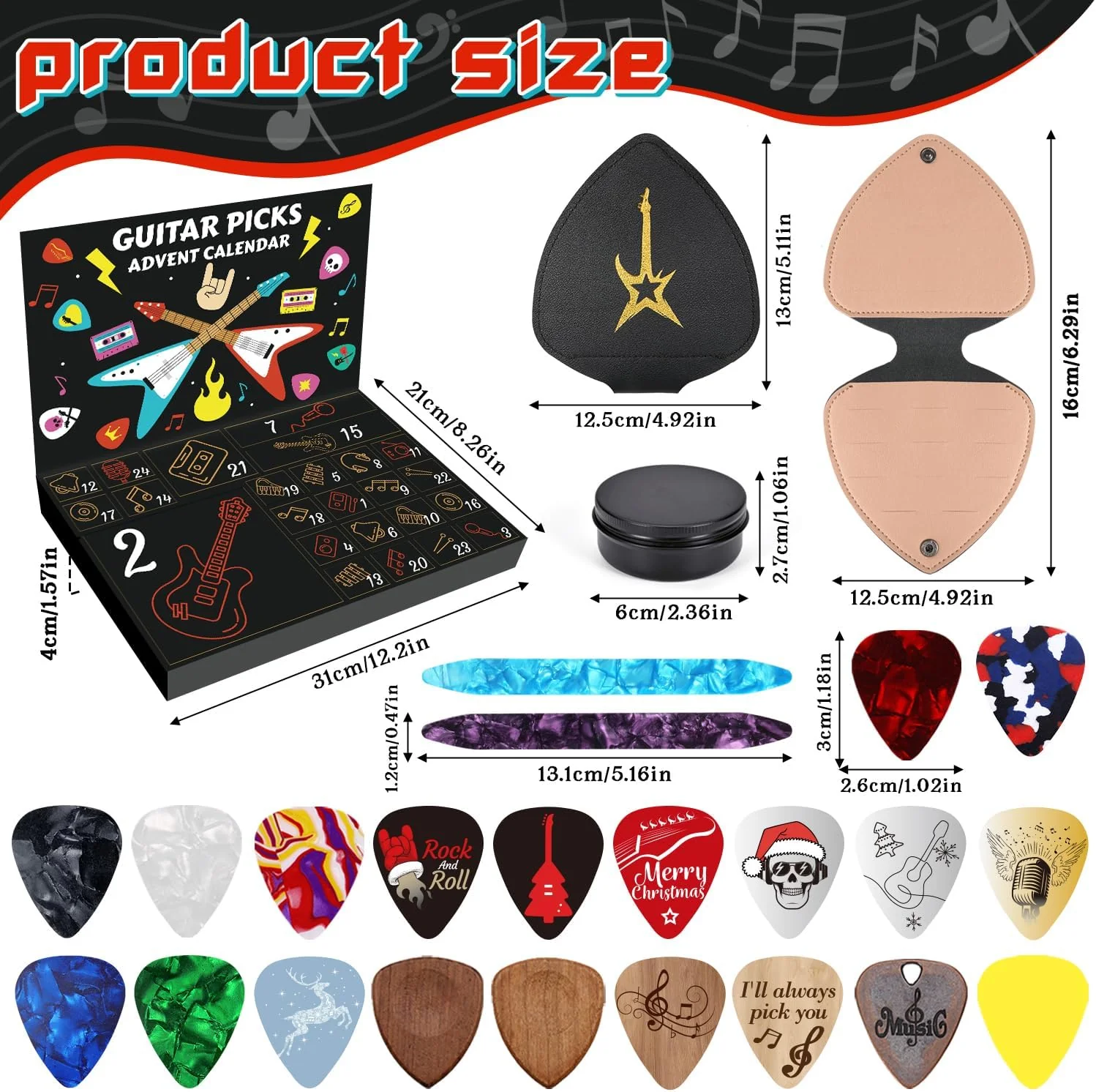 🔥LAST DAY 50% OFF🎸Guitar Picks Advent Calendar 2025🎁 - Image 7