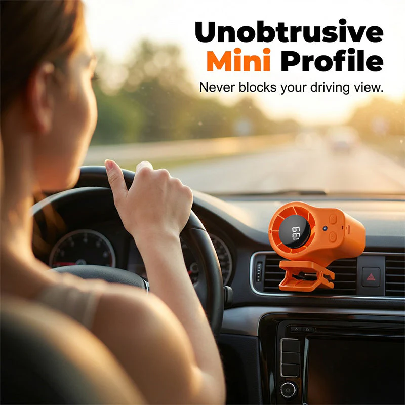 🏆 Last Day Special Price £9.99 ! ⏰Hands-Free Personal Cooling Fan with LED Display - Image 2