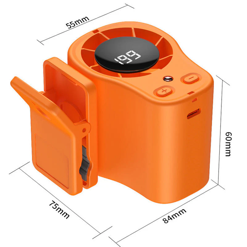 🏆 Last Day Special Price £9.99 ! ⏰Hands-Free Personal Cooling Fan with LED Display - Image 7