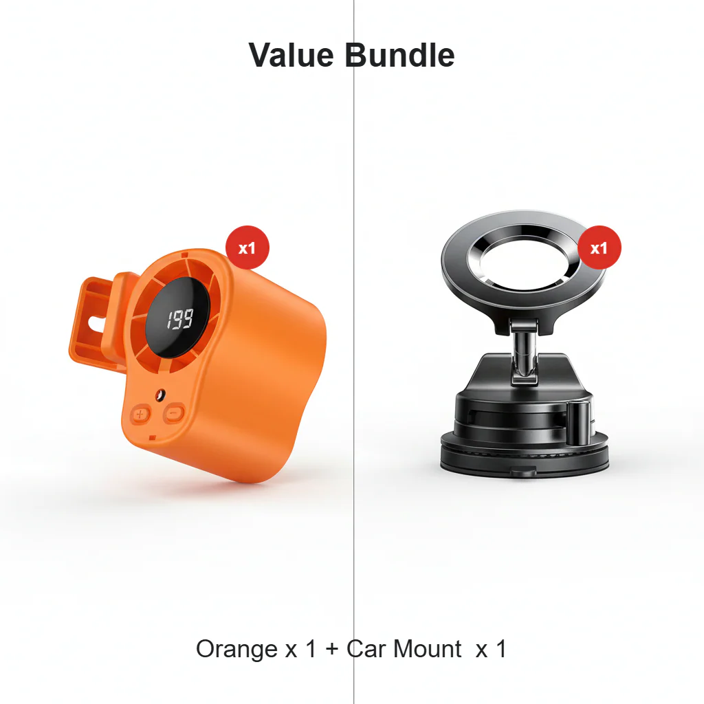 š„LIMITED TIME SALE Ā£9.99ā°Hands-Free Personal Cooling Fan with LED Display - Image 16