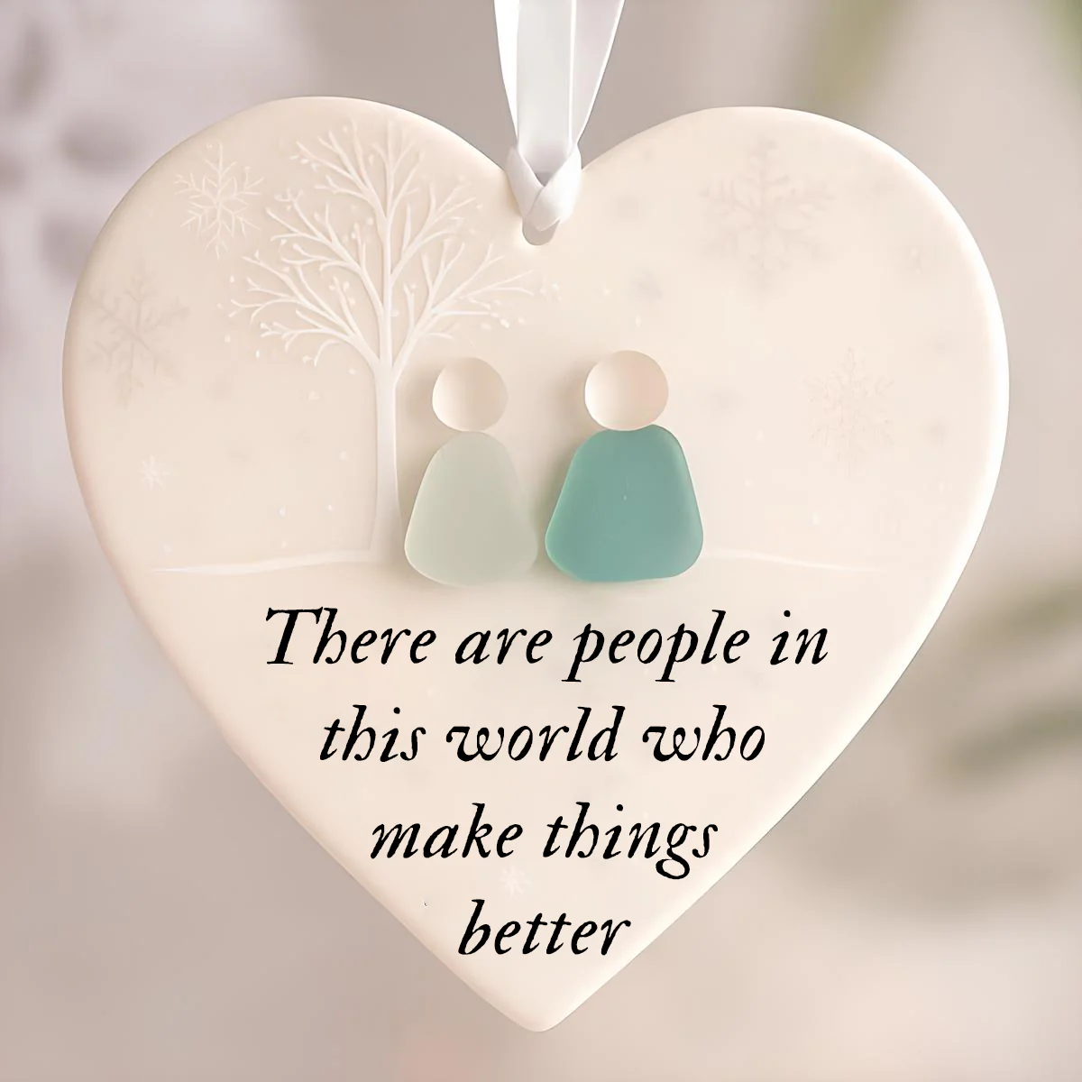 Heart-Shaped Sea Glass Friendship Decor🌊✨ - Image 4