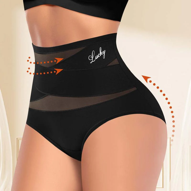 🌸 Last Day Special Price £9.99 ! 🔥Buy 1 Get 1 Free🎁Plus-Size High-Waist Cross Tummy Control Panties - Image 13