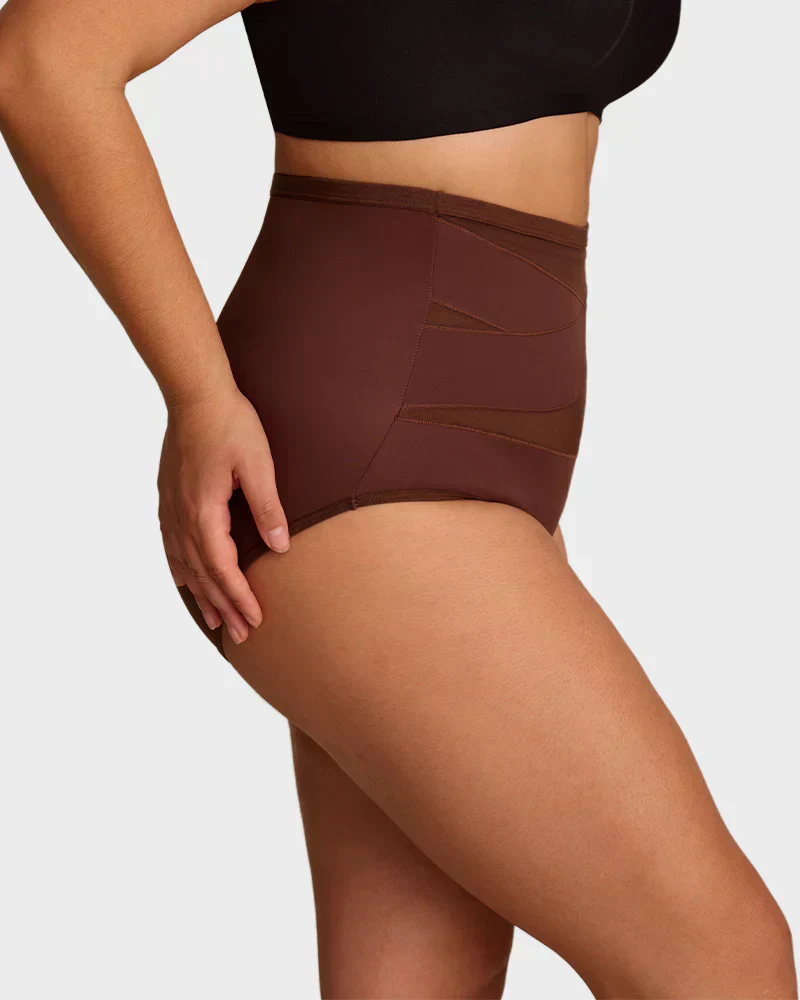 🌸 Last Day Special Price £9.99 ! 🔥Buy 1 Get 1 Free🎁Plus-Size High-Waist Cross Tummy Control Panties - Image 14