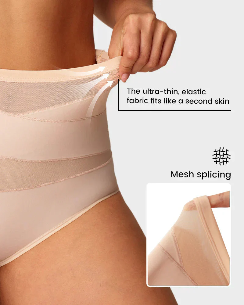🌸 Last Day Special Price £9.99 ! 🔥Buy 1 Get 1 Free🎁Plus-Size High-Waist Cross Tummy Control Panties - Image 20