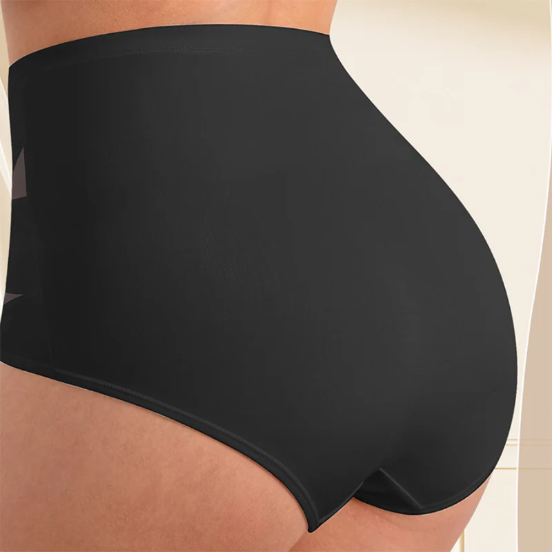 🌸 Last Day Special Price £9.99 ! 🔥Buy 1 Get 1 Free🎁Plus-Size High-Waist Cross Tummy Control Panties - Image 7