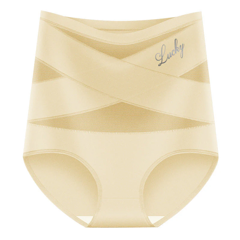 🌸 Last Day Special Price £9.99 ! 🔥Buy 1 Get 1 Free🎁Plus-Size High-Waist Cross Tummy Control Panties - Image 8