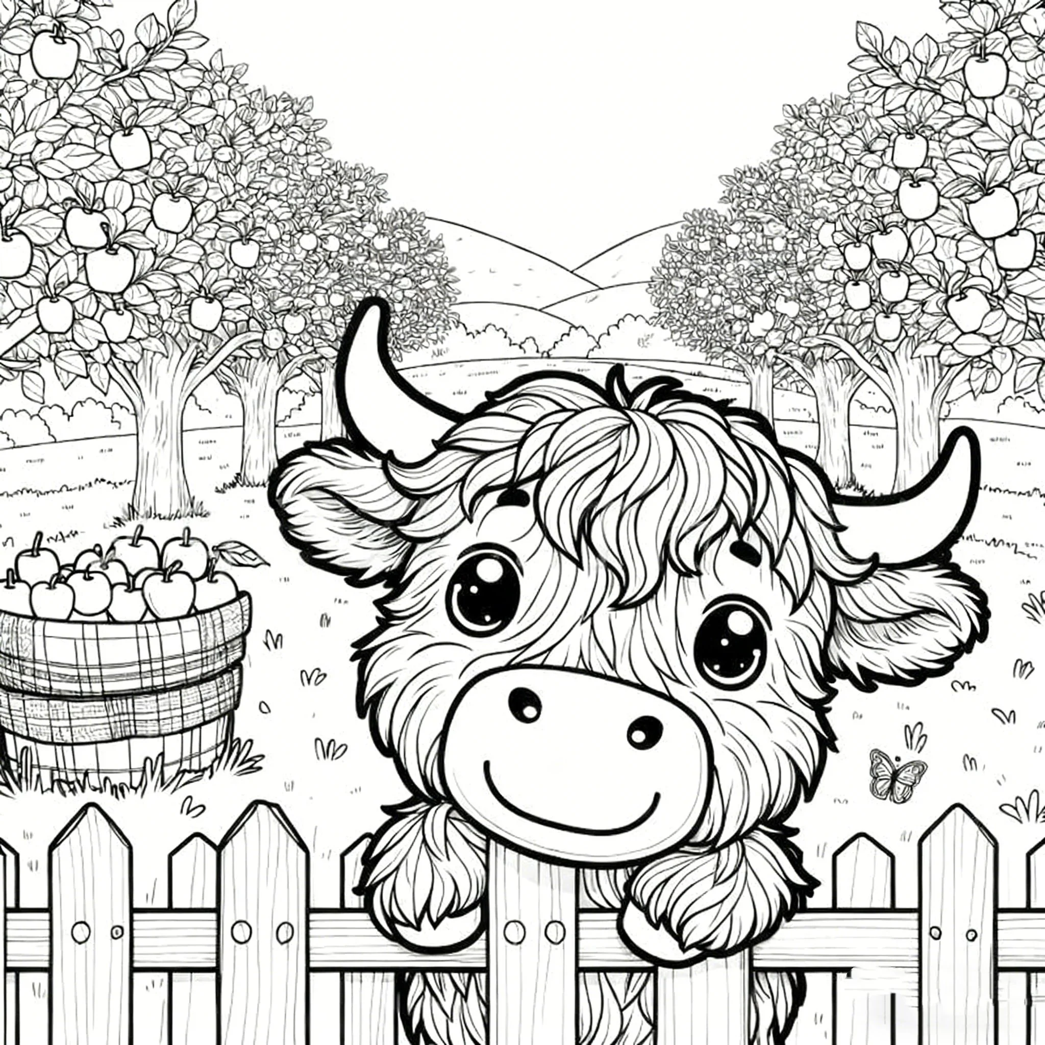 ⚡Black Friday Sales 🐮Highland Cow Coloring Book - Image 3