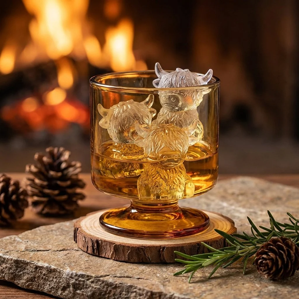 ⏳Last Day Special Price £6.99!!🐇🐰 Mini Highland Cow/Rabbit Ice Cube Mold – Cute 3D Ice for Drinks, Parties & Gifts - Image 13