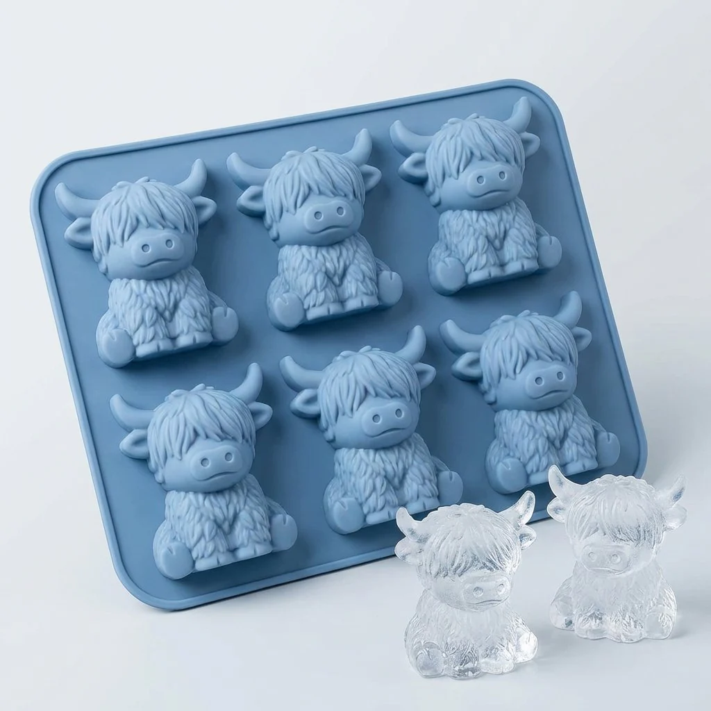 ⏳Last Day Special Price £6.99!!🐇🐰 Mini Highland Cow/Rabbit Ice Cube Mold – Cute 3D Ice for Drinks, Parties & Gifts - Image 20