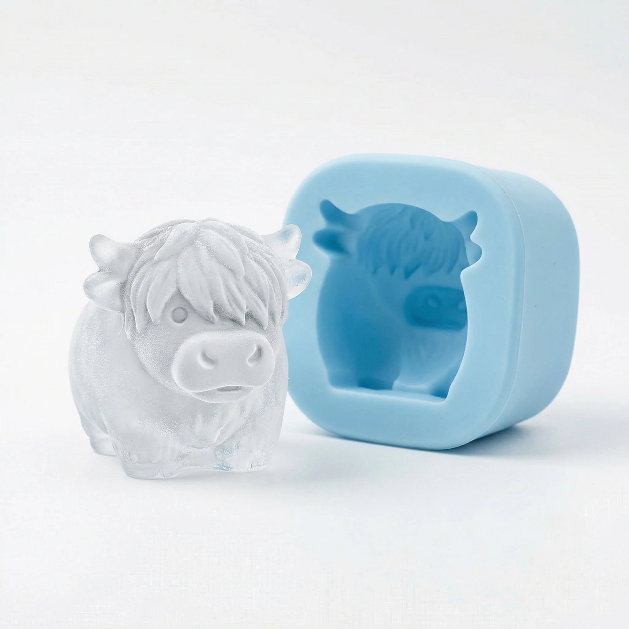 ⏳Last Day Special Price £6.99!!🐇🐰 Mini Highland Cow/Rabbit Ice Cube Mold – Cute 3D Ice for Drinks, Parties & Gifts - Image 21