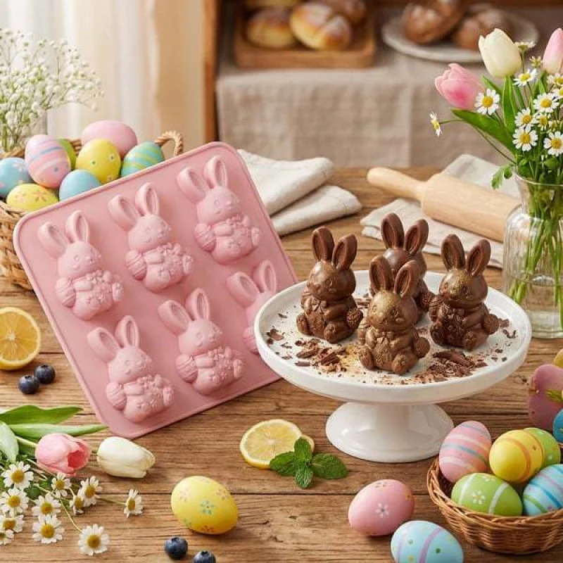 ⏳Last Day Special Price £6.99!!🐇🐰 Mini Highland Cow/Rabbit Ice Cube Mold – Cute 3D Ice for Drinks, Parties & Gifts - Image 25