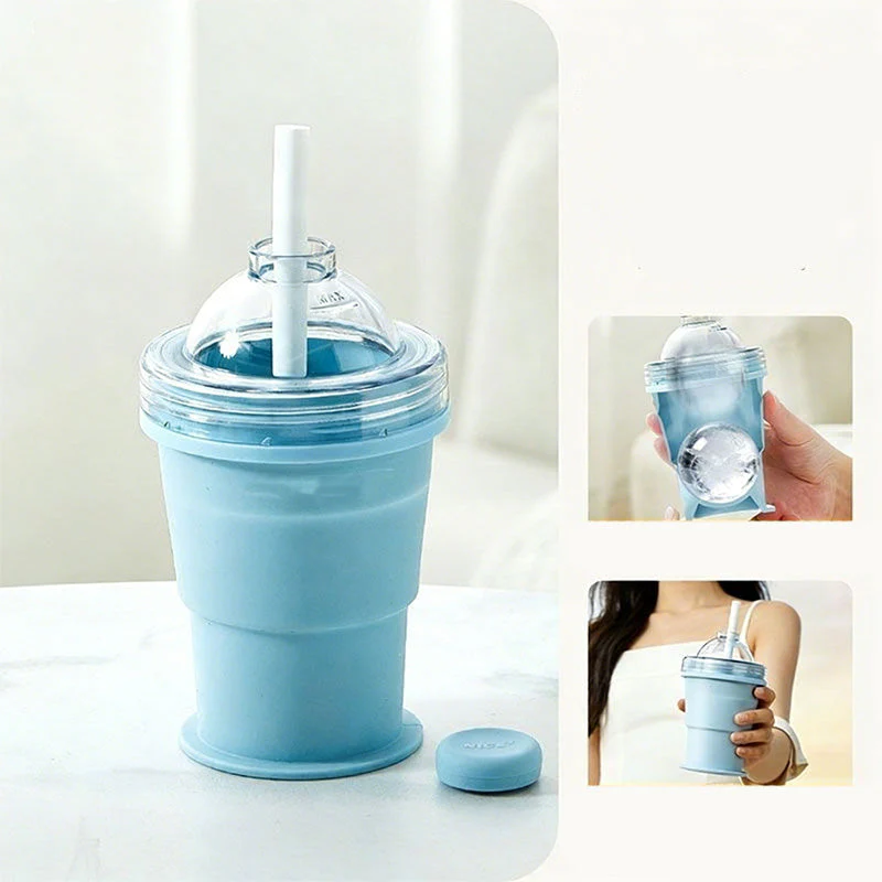 🏖️🍹Summer Hot Sale - Up to 70% OFF⚡50K+ SOLD!🎁2-in-1 Foldable Ice Hockey Cup – 🧊Make Giant Ice Balls & Sip On-the-Go - Image 5