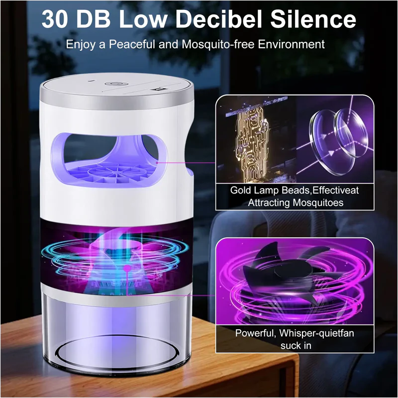 😴2026 New Arrivals 50% OFF🦟Indoor LED Bug Zapper – UV Light, Chemical-Free, Night Light ✨ - Image 4