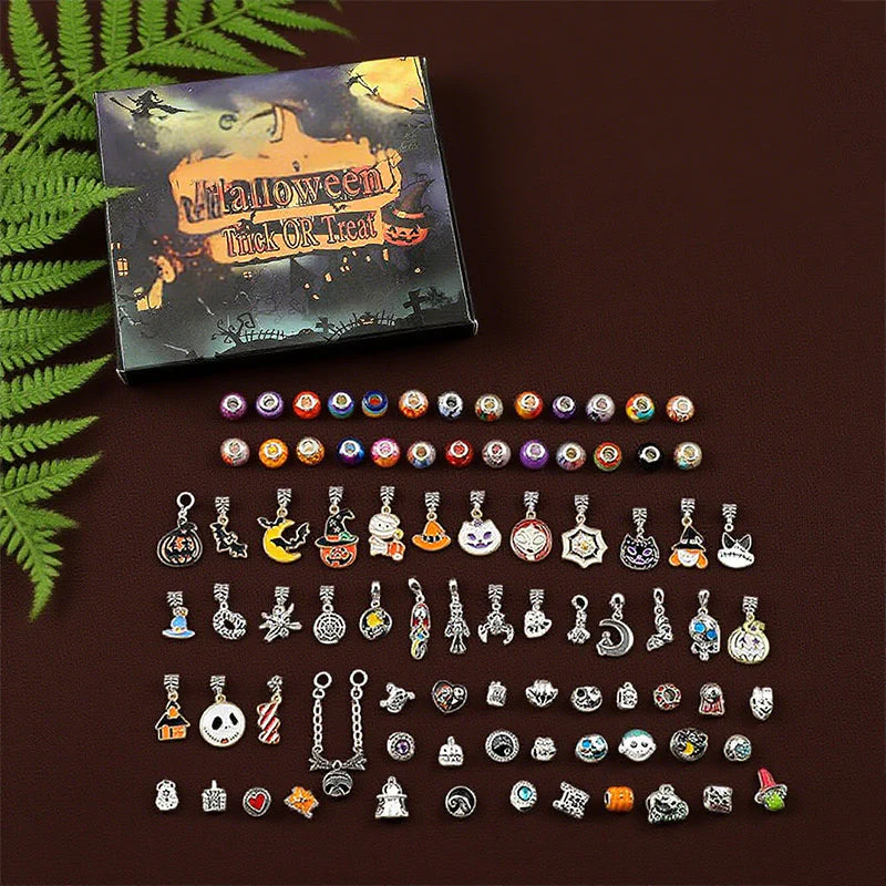 🎃👻LAST DAY PROMOTION - 50%OFF 💜🎁Halloween DIY Bracelet & Necklace Set - Image 5