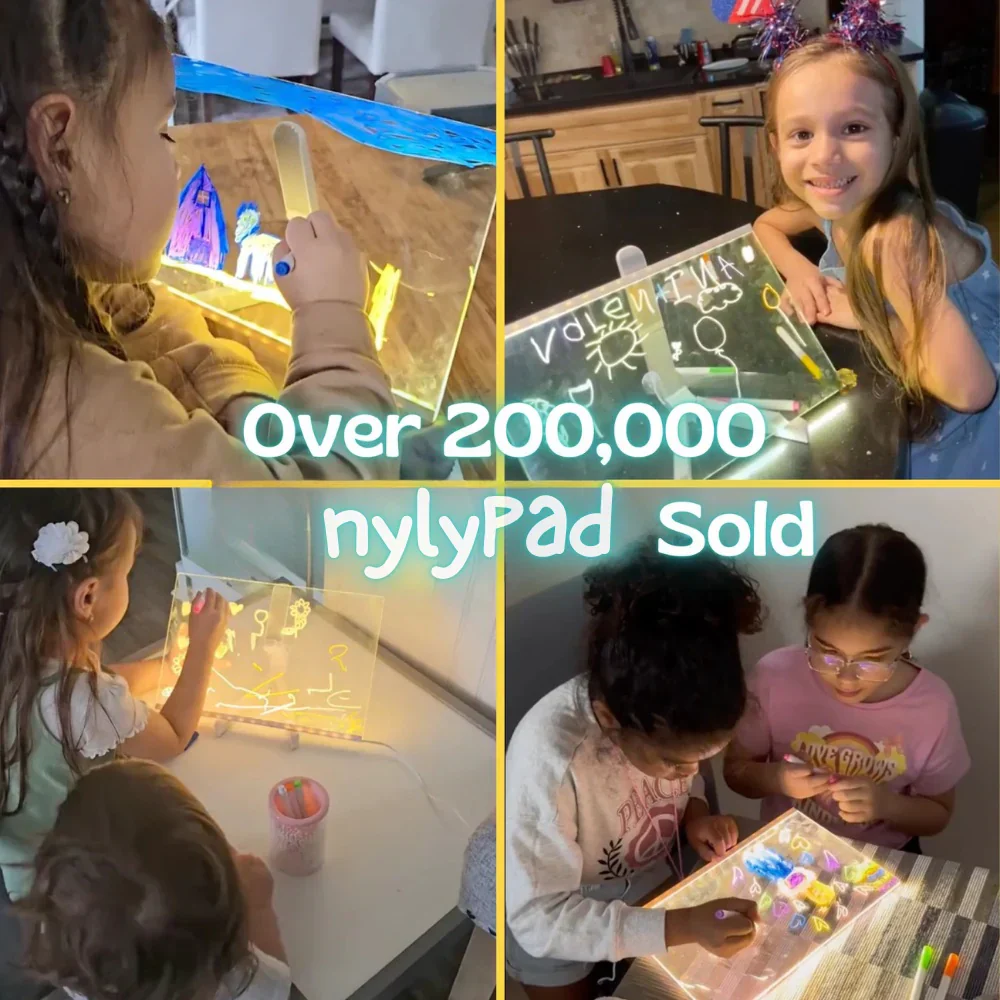 ✨LAST WEEK SPECIAL PRICE: £9.99!⏳🎨Luminous Led Drawing Board For Children - Image 17