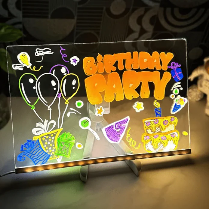 ✨LAST WEEK SPECIAL PRICE: £9.99!⏳🎨Luminous Led Drawing Board For Children - Image 5