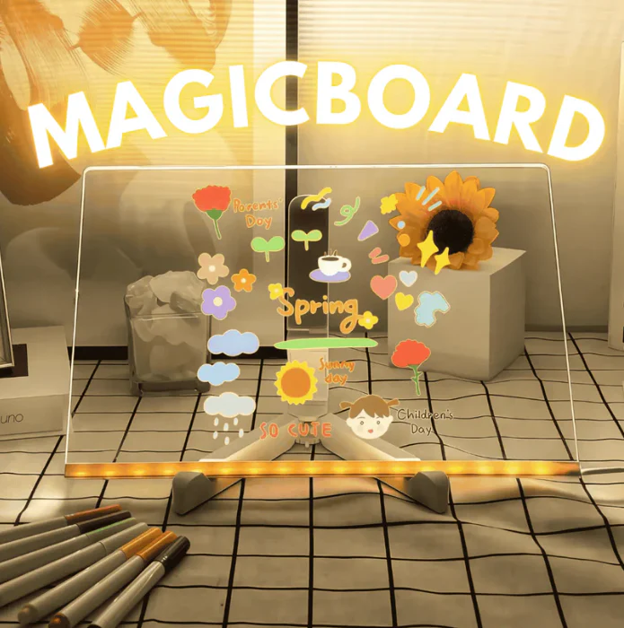 ✨LAST WEEK SPECIAL PRICE: £9.99!⏳🎨Luminous Led Drawing Board For Children - Image 7