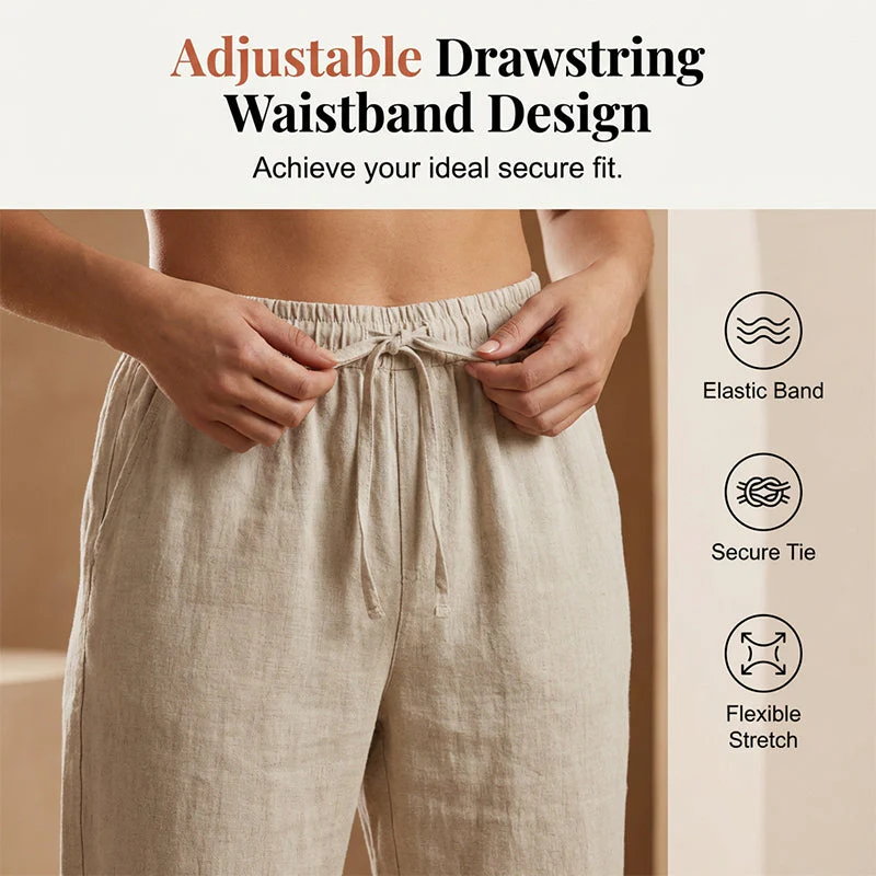 ☀️SUMMER SALE 50%OFF😍Women’s Casual Cotton Linen Capris – Breathable, Comfortable & Effortlessly Chic - Image 2