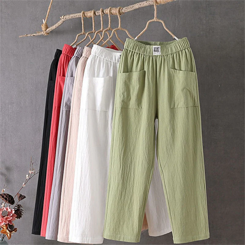 👖Last Day Special Price:£9.99!!!⏳Women's Loose Fit Pants – Breathe, Stretch, Relax - Image 4