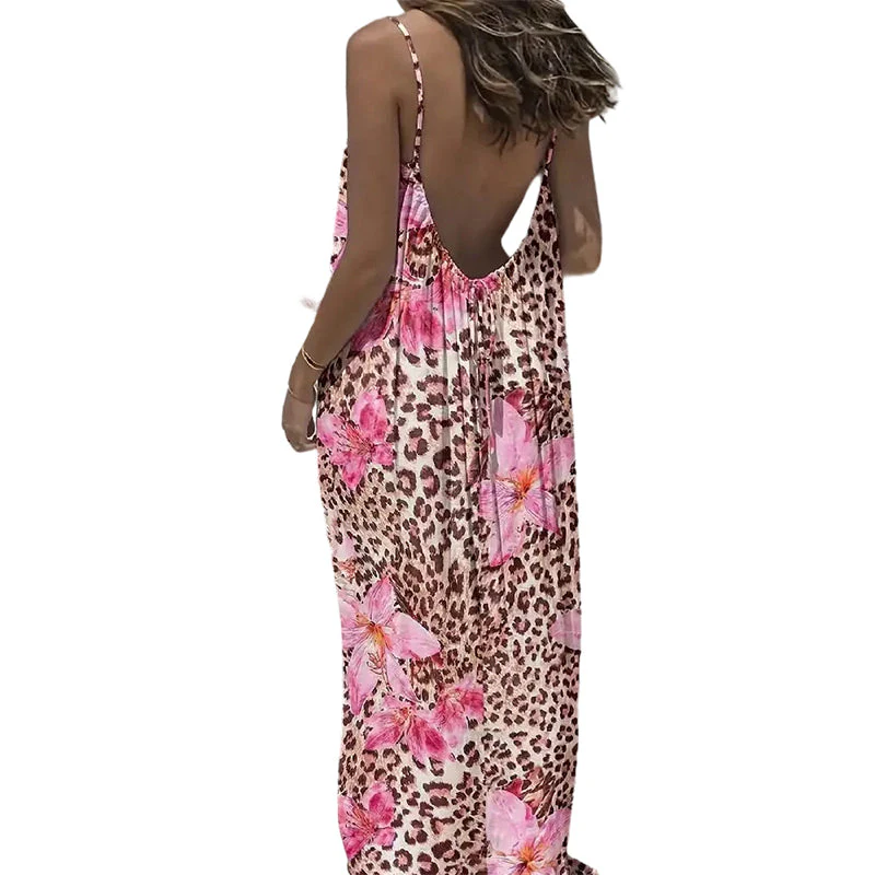 🔥2026 HOT SALE 50% OFF!!!👗Women's Summer Backless Spaghetti Strap Maxi Dress - Image 10