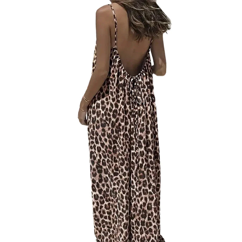 🔥2026 HOT SALE 50% OFF!!!👗Women's Summer Backless Spaghetti Strap Maxi Dress - Image 12
