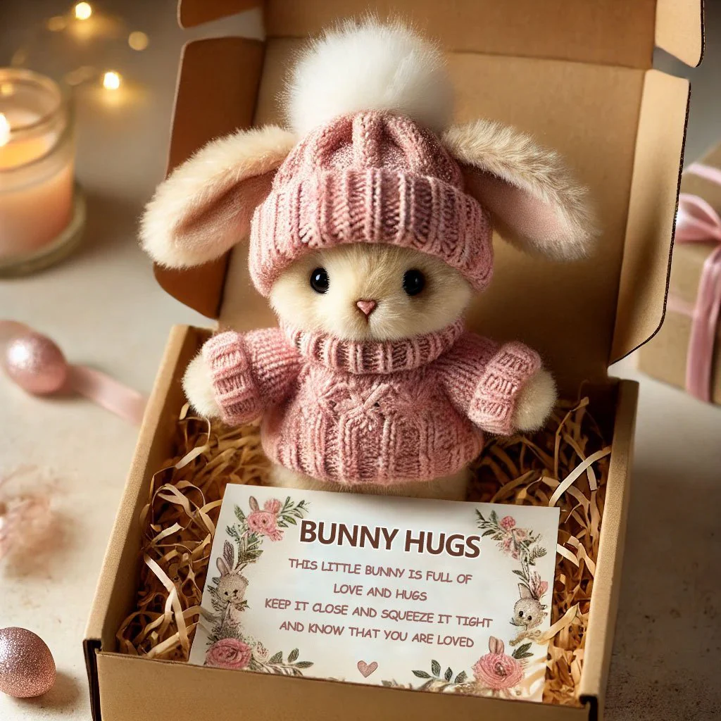 🎉Special Sale🐇Handmade Mini Bunny Hug Cute Easter Gift🎁 - Image 4