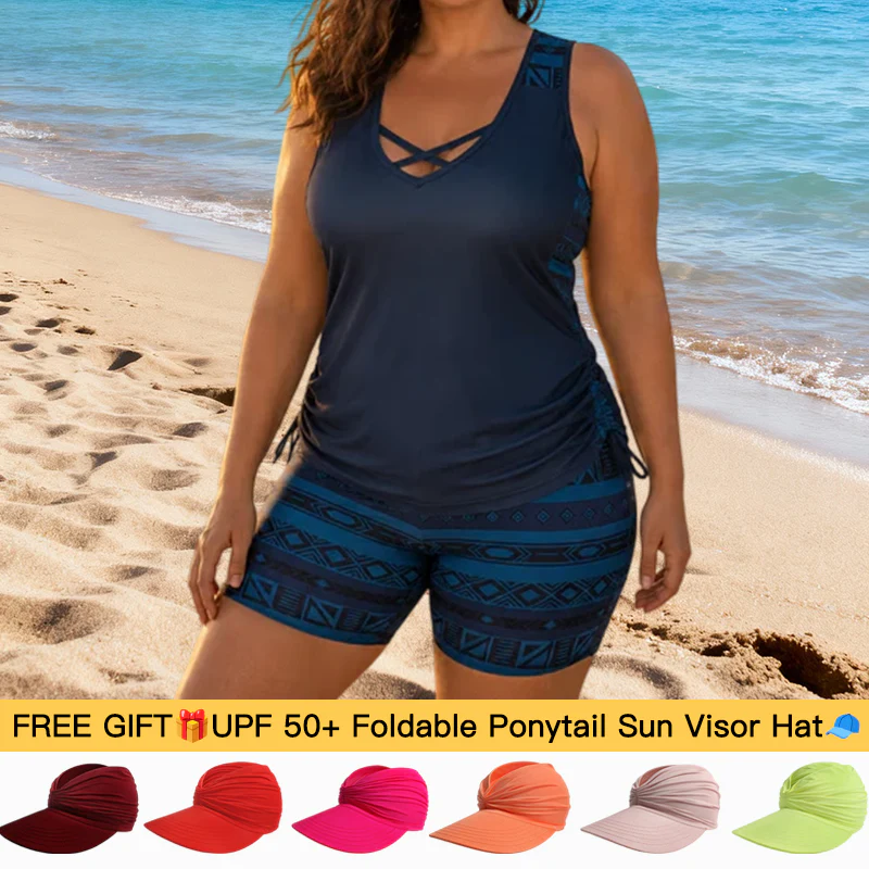 FREE GIFT🎁50K+ SOLD!💥Women's Printed Two-Piece Tankini Swimsuit - Image 37