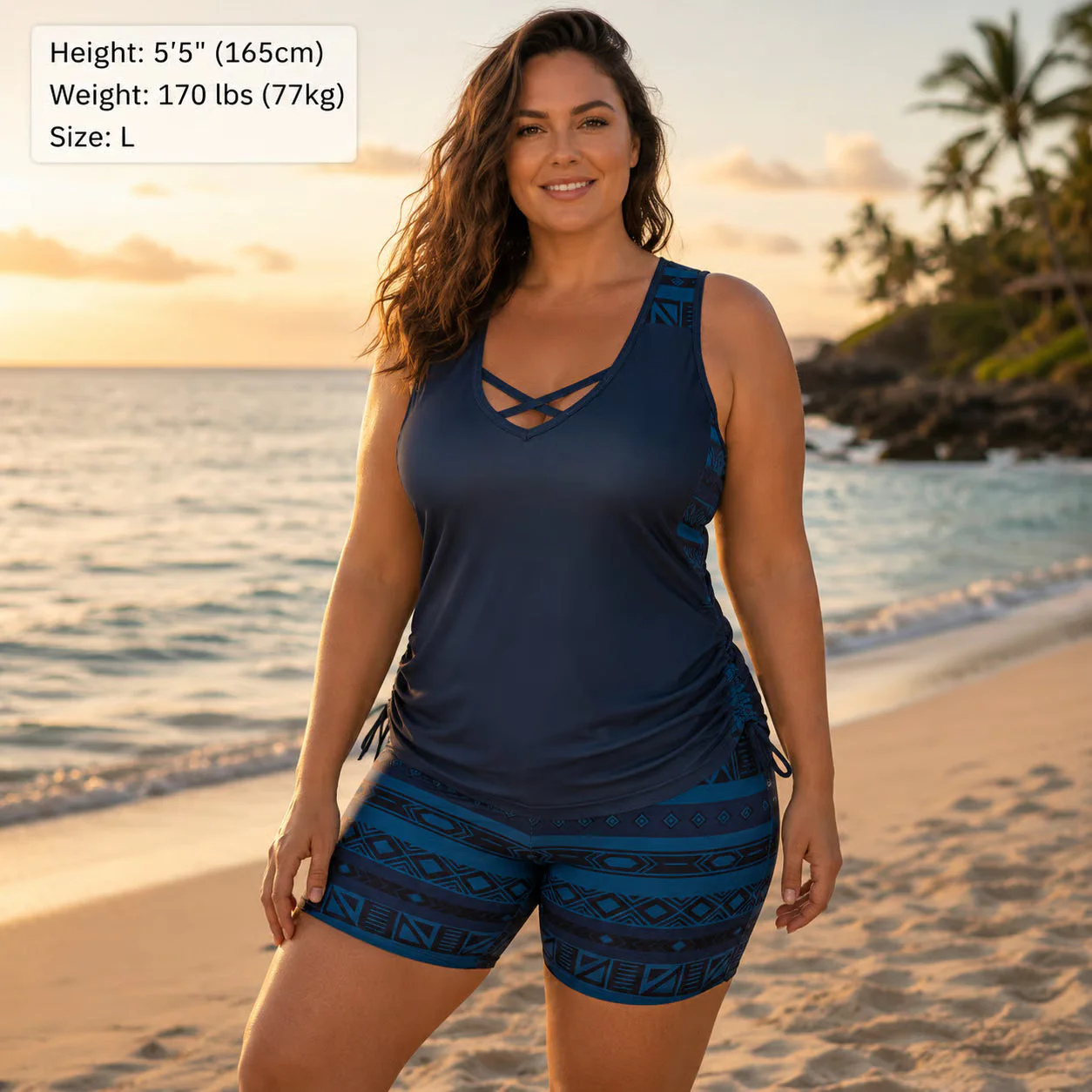 FREE GIFT🎁50K+ SOLD!💥Women's Printed Two-Piece Tankini Swimsuit - Image 5