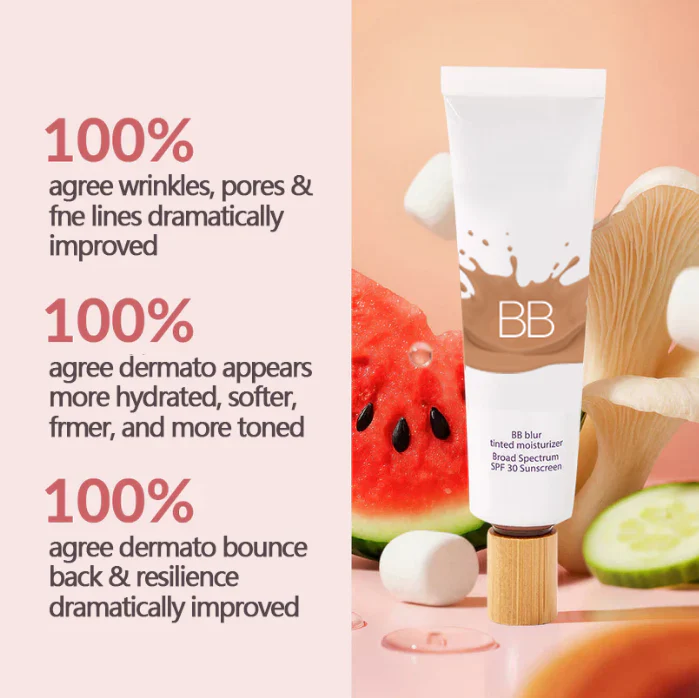 🔥LAST DAY SALE: £6.99 with BRUSH✨BB blur tinted moisturizer SPF 30 - instantly brightens, hydrates & smooths your skin - Image 8