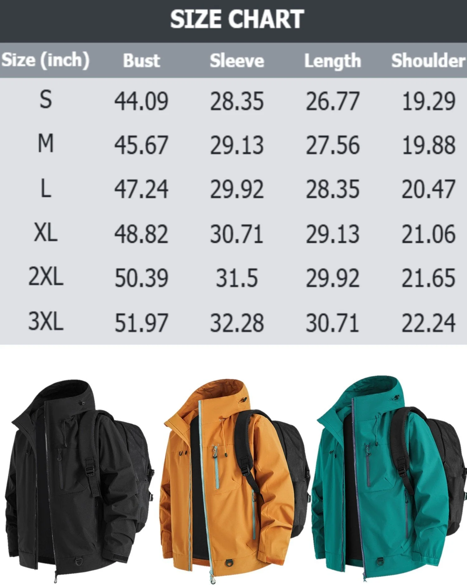 🎁Last Day 49% OFF👔 Waterproof 3D-Cut Jacket for Hiking & Commuting - Image 16