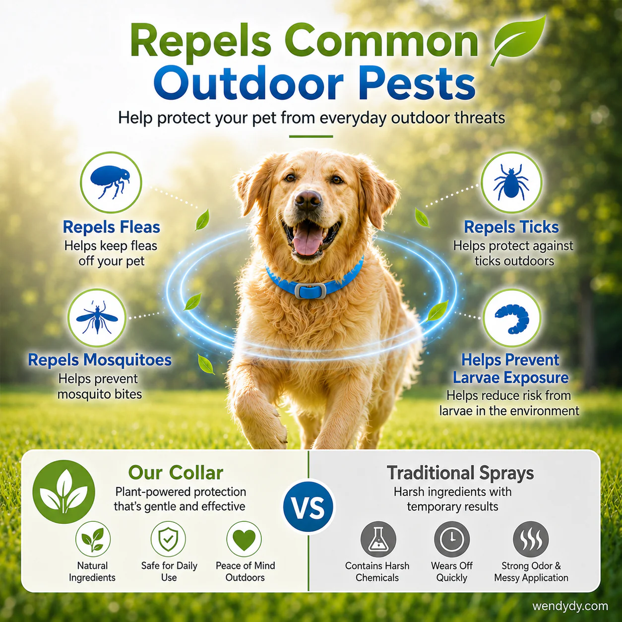 š„ā°LIMITED TIME 50% OFF!š„50K+ SOLD! Natural Essential Oil Pet Pest Repellent Collarš¶